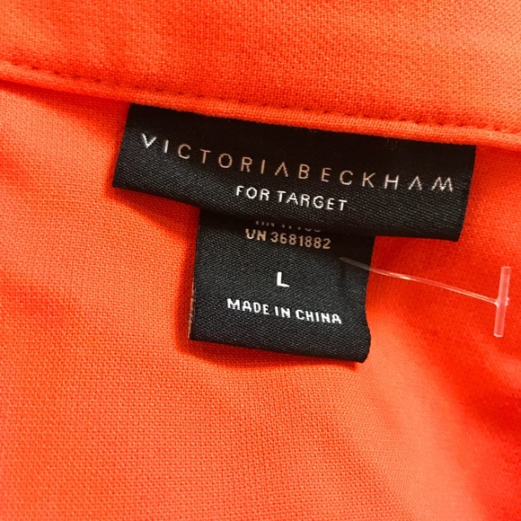 Victoria Beckham XS S L Orange scallop skirt NEW - Picture 3 of 6